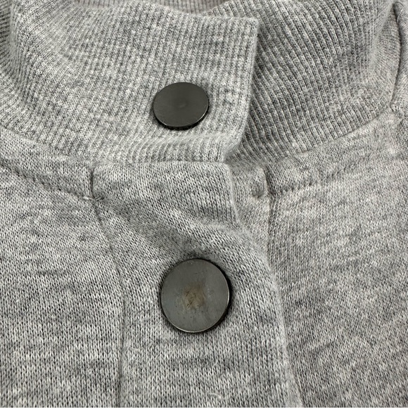 Gray Long Button-Up Robe - Picture 12 of 17